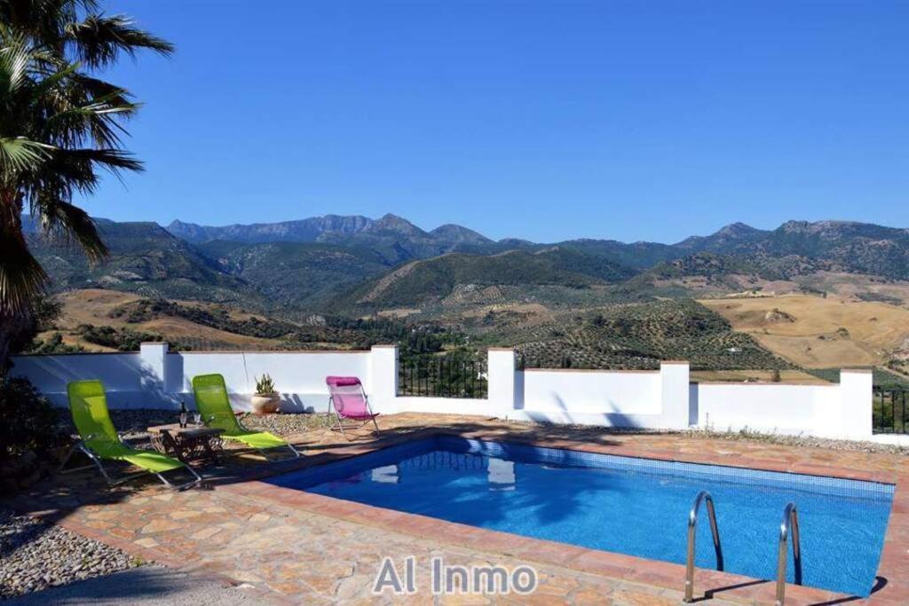 Las Palmeras - Ein Stueck Vom Paradies - Behagliches Haus Mit Pool Algodonales Extérieur photo