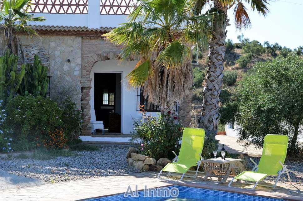 Las Palmeras - Ein Stueck Vom Paradies - Behagliches Haus Mit Pool Algodonales Extérieur photo