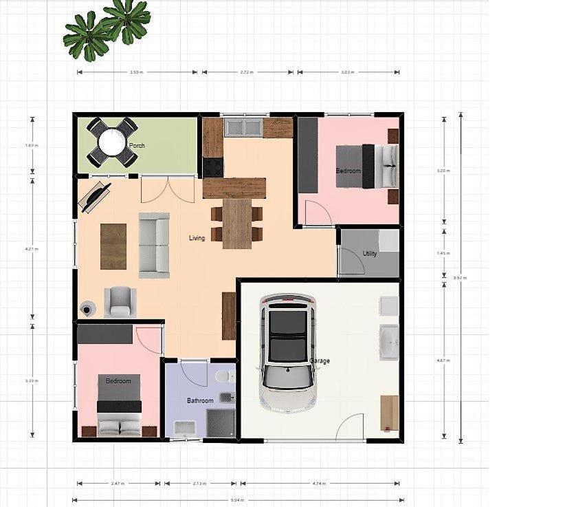 Las Palmeras - Ein Stueck Vom Paradies - Behagliches Haus Mit Pool Algodonales Extérieur photo