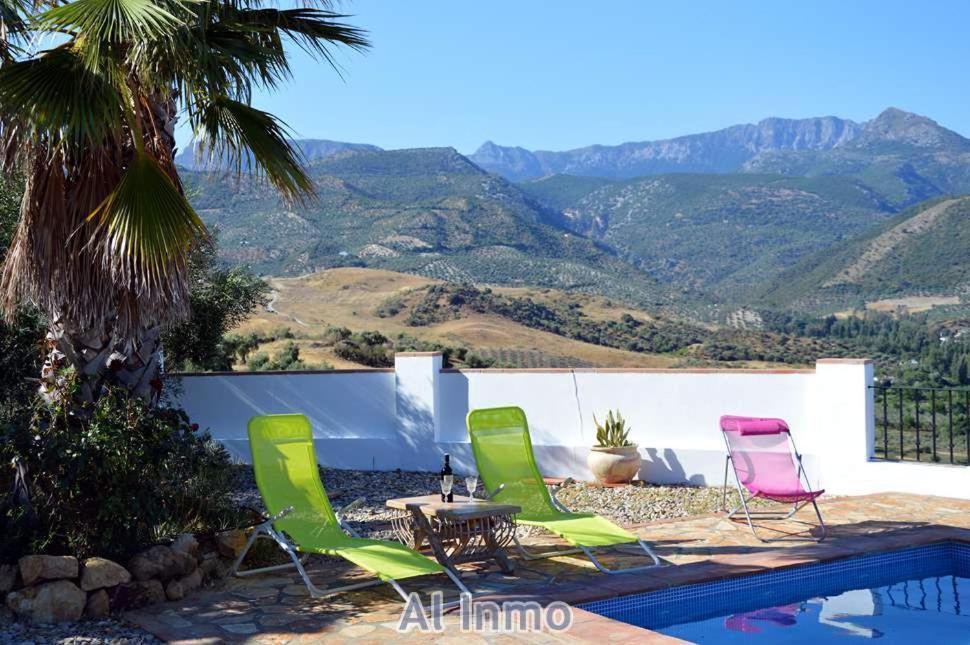 Las Palmeras - Ein Stueck Vom Paradies - Behagliches Haus Mit Pool Algodonales Extérieur photo